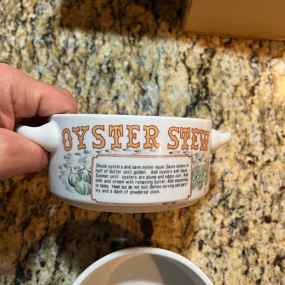 Set of Four Vintage Soup Bowls with Recipes 4 for the price of 2 brand new - Picture 10 of 12